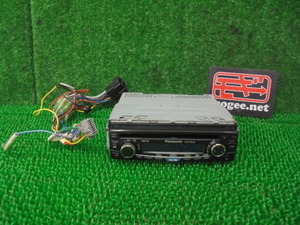 8FH6026 AIK5)) メルセデス・ベンツ SLK E-170447 1997年 SLK230 純正 にて使用　Panasonic　1DINCDオーディオデッキ　CQ-C1303D