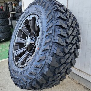 17インチ タイヤホイールセット 265/70R17 285/70R17 120 150 プラド ハイラックス サーフ FJ H3 DeathRock ヨコハマ ジオランダー MT G003