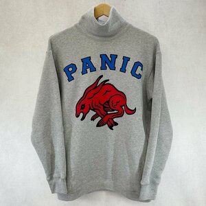 GUCCI グッチ ハイネック スウェット オーバーサイズ トレーナー PANIC グレー XS 598875 CA37394 CA14517 CA84937 メンズ トップス