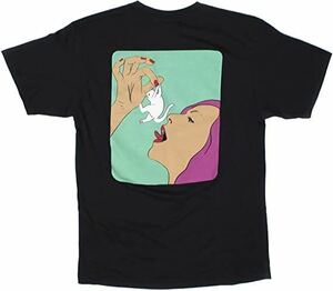 RIPNDIP Tシャツ EAT ME POCKET tee 半袖 プリント ブラック Sサイズ リップンディップ