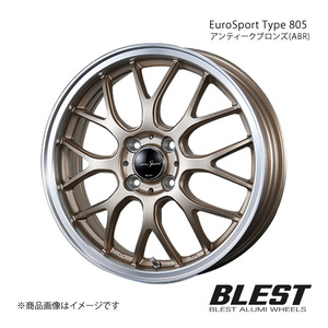 EuroSport Type 805 カローラアクシオ 160系 アルミホイール 1本 【17×7.0J 4-100 +42 アンティークブロンズ(ABR)】