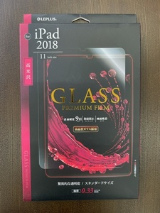 LEPLUS 　iPad　2018　11インチサイズ　LEPLUS GLASS PREMIUM FILM 未開封　箱破れあり