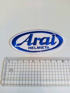 【中古】アライ　Araiワッペン　レトロ　バイク　モータースポーツ　レーシングジャケットなどに。匿名配送　送料一律180円　　