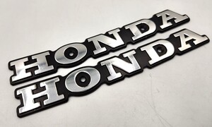 CB250T/CB400T ホーク2 バブ 角タンク用 HONDA タンクエンブレム ビス式 2個set ヤカンタンク CB400N ホーク３CBX400F FX シビエ キジマ