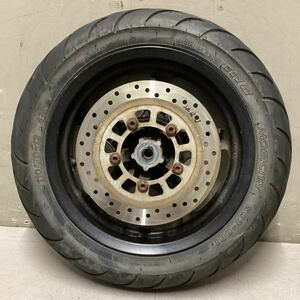 t9-4 ヤマハ シグナスX SE12J フロントホイール　タイヤ　セット　純正部品 動作確認済み