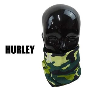 在庫処分セール！HURLEY/ハーレー MULTI-FUNCTIONAL GAITER BOXED PRINT GAITER CAMO フェイスガード ネックゲイター