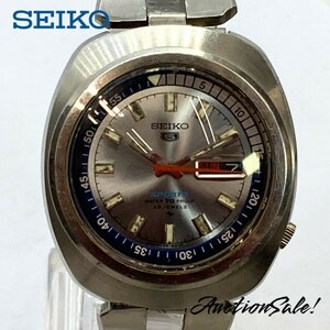 【可動品】SEIKO セイコー 5 ファイブ スポーツ 5126‐6010 デイデイト 23石 7気圧防水 文字盤/シルバー