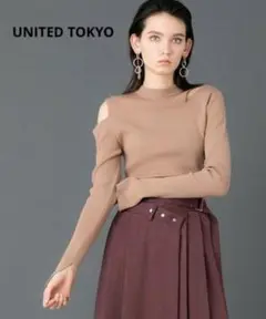 UNITED TOKYO アシメリブニット ニット ユナイテッドトウキョウ