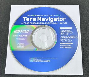 2YXS1709★現状品★BUFFALO Tera Station セットアップユーティリティーTera Navigator for TS-XL,TS-XEL,TS-WXL,TS-RXLシリーズ Ver.1.40