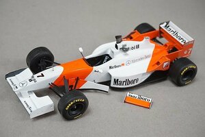 タメオキット 1/43 マクラーレン MP4/11 メルセデス M.ハッキネン ハンガリーGP 1996 #7 マルボロ仕様 組立済み 金属製 ※ジャンク品