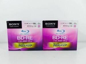 SONY 録画用BD-RE 書換型 片面1層25GB 2倍速 プリンタブル 20BNE1VCPS2 40枚セット