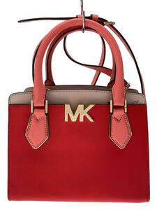 MICHAEL KORS◆2WAYハンドバッグ/レザー/RED/35T0GOXM2T