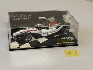 送料無料　ミニチャンプス　1/43 MINICHAMPS BARホンダ B.A.R Honda Showcar 2005 T.Sato ホンダ ショーカー 佐藤琢磨