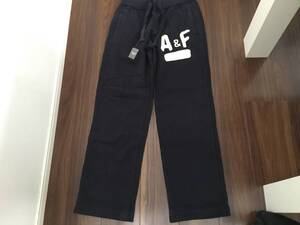 【送料無料】Abercrombie＆Fitch (アバクロンビー＆フィッチ)　アバクロ　スウェットパンツ　メンズ　XL 黒