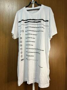 送料無料 17SS MM6 Maison Margiela Tシャツ L S32CT0878 マルジェラ アーカイブ 国内正規品 ワンピース 白