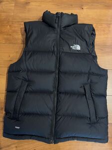 THE NORTH FACE ノースフェイス ダウンベスト ヌプシ ブラック　JP:L(US:M) 美品　使用少　ノースフェイスアウトレット購入