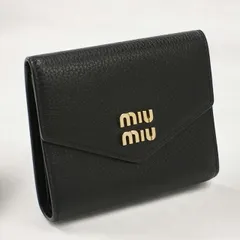 ミュウミュウ MIUMIU(OUTLET) 三折財布 レディース MI83117 40000 ヴィッテロダイノレザー財布