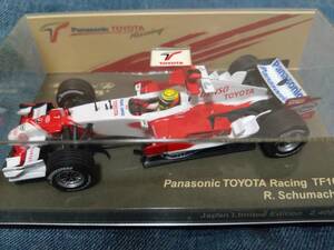 1/43 MINICHAMPS トヨタ特注　2006年　パナソニックトヨタレーシングTF106#7 R・シューマッハ