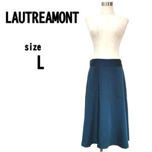 【L(40)】LAUTREAMONT ロートレアモン スカート エメラルド