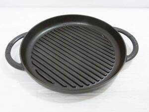 V5913ta staub ストウブ 26cm グリルパン 両手 鋳物 ホーロー IH対応