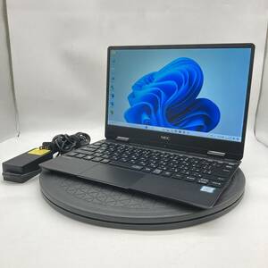 【コスパ良品】NEC VersaPro PC-VKT13HZG4 CPU 第8世代 Core i5-8200Y RAM8GB SSD256GB フルHD カメラ Win11 Office PC ノートパソコン 3