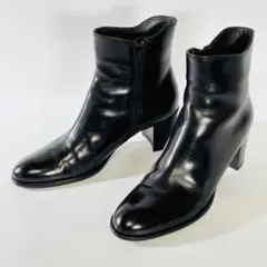 美品✨ Luca Grossi ルーカグロッシ ショートブーツ 黒 J1541