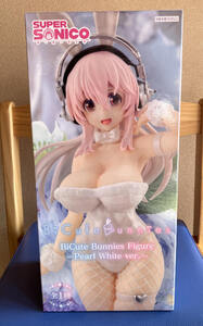 新品未開封◆すーぱーそに子 フィギュア すーぱーそに子 BiCute Bunnies Figure Pearl White ver バニー 網タイツ