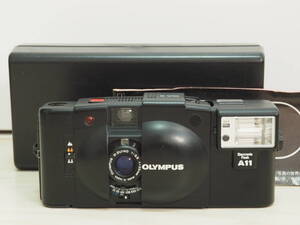 1円～ オリンパス OLYMPUS XA2 D.ZUIKO 1:3.5 f=35mm フラッシュ A11 コンパクトカメラ フィルムカメラ ケース [ジャンク/現状品] #J115A