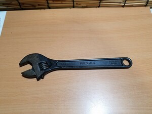 97-5 RIDGID USA 250mm モンキーレンチ RIDGE TOOL CO 710B FORGED U.S.A. 中古品