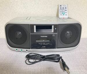 動作品！！ 東芝 CDラジオカセットレコーダー TY-CKD5 リモコン付き TOSHIBA