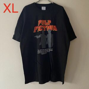 新古品 00s Deadstock Pulp Fiction Movie Promo Tee XL Black 2004 デッドストック パルプフィクション 映画 Tシャツ Rap Band ムービー