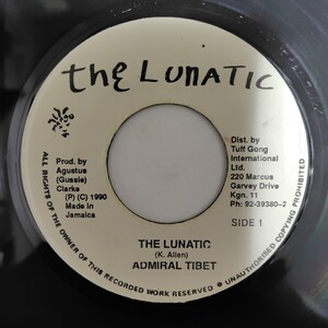 ADMIRAL TIBET／THE LUNATIC アナログ盤7インチシングルレコード