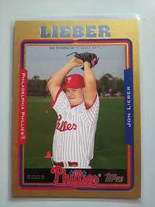 2005 Topps Gold 2005枚シリアル John Lieber