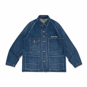 HUMAN MADE DENIM COVERALL JACKE