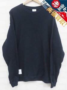 8T8323/WTAPS WAFFLE LS COTTON 242ATDT-CSM21 ダブルタップス サーマルTシャツ