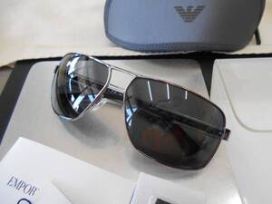 EMPORIO ARMANI ティアドロップ 偏光 サングラス EA2001-3010/81