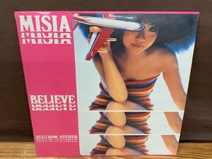 【OY-3542】1円 希少 未開封 見本盤 Misia「Believe」LP（12インチ）/BVJS-29904/ 非売品 新品 ミーシャ【千円市場】