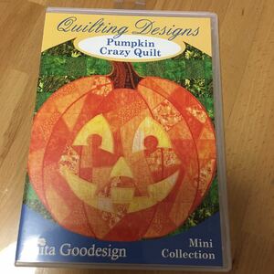 CD-ROM刺繍データAnita Goodesign Pnmpkin Crazy Quilt かぼちゃのキルトのデータ(刺しゅうカード、刺繍カードではありません）