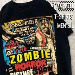 【希少☆US輸入】ロブゾンビ バンドTシャツ バンT ブラック メンズL