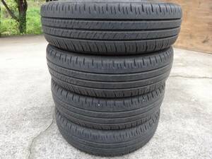 １５５／６５Ｒ１４ ＥＣ３００＋エナセーブ ダンロップ 夏タイヤ 中古４本セット ７部山 ２０２０年製　