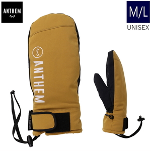 ●23-24 ANTHEM LOGO MITT カラー:SMOKE MUSTARD M/Lサイズ アンセム スキー スノーボード