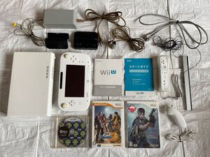 WiiU ファミリープレミアムセット　32GB 本体　ゲームパッド　周辺機器　／ Wii U スプラトゥーン・Wii バイオハザード　他　まとめ売り　