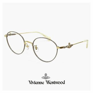 新品 ヴィヴィアン ウエストウッド レディース メガネ 40-0009 c02 48mm Vivienne Westwood 眼鏡 女性 ボストン 型 丸メガネ メタル オーブ
