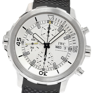 IWC SCHAFFHAUSEN IW376801 アクアタイマー クロノグラフ 自動巻き メンズ 美品 _837344