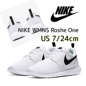 NIKE WMNS Roshe One ナイキ ウィメンズ ローシ ワンホワイト/ブラック/ホワイト(844994-101)白24cm箱あり