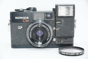 【外観特上級】Konica コニカ Konica C35 HEXANON 38mm F2.8 フィルムカメラ　#s12242