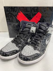 【NIKE ナイキ】 555088-036 Air Jordan 1 High OG Rebellionaire エアジョーダン1 ハイカットスニーカー グレー ストリート 2412oki k