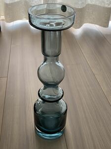 Riihimaen Lasi リーヒマエンラシ◆NannyStill ナニースティル◆Pompadour　ポンパドール vase　アートボトル＊ヴィンテージ品　花瓶