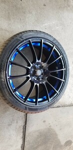 WEDS ウェッズスポーツ SA72R 18x7.5+45 5/100 BLC2 86 BRZ カローラツーリング シエンタ プリウス インプレッサ 18インチホイール 1本