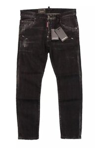 ディースクエアード メンズ スケーター ジーンズ サイズ46 DSQUARED2 Black Clean Wash Skater Jeans S74LB1475 S30503 900 BLACK